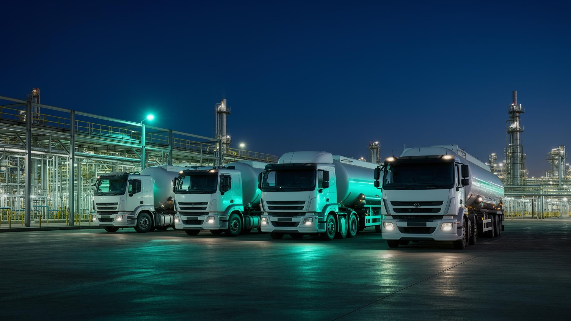 Flota de camiones de combustible InterEnergia